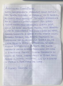 Lettera al Papa