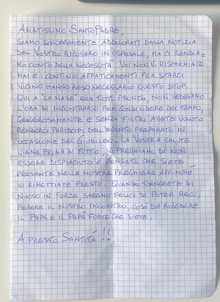 Lettera al Papa